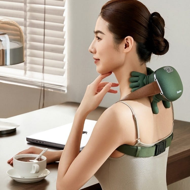 Electric Neck And Shoulder Muscle Massager Wireless Shoulder And Back Kneading Massage Shawl Neck Masajeador Relax Pain Relief - Image 5