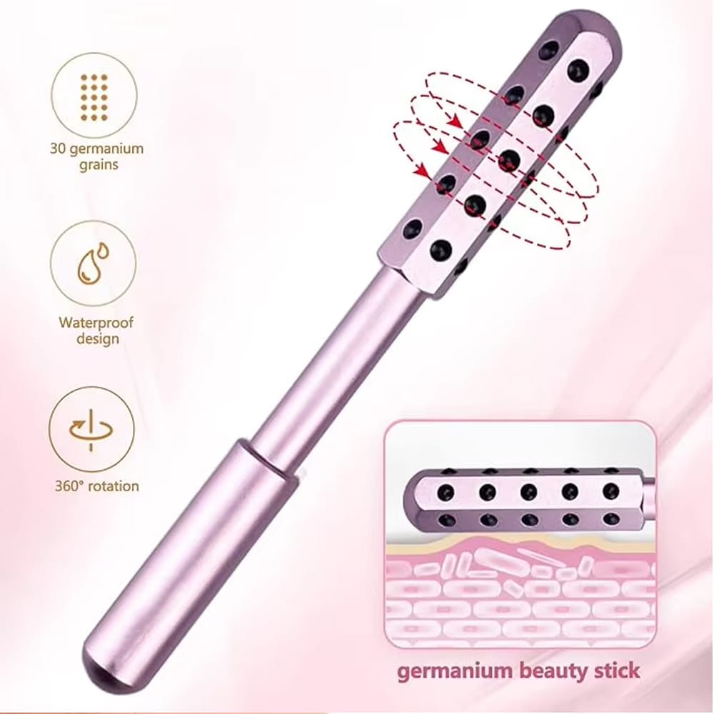 30 Germanium Beauty Stick Massage Beauty Stick Facial Roller Face Lift Bar Anti Wrinkle Facial Massager Skin Care Tool Derma Rolling Face Massage Roller Wand - Image 9