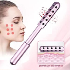 30 Germanium Beauty Stick Massage Beauty Stick Facial Roller Face Lift Bar Anti Wrinkle Facial Massager Skin Care Tool Derma Rolling Face Massage Roller Wand