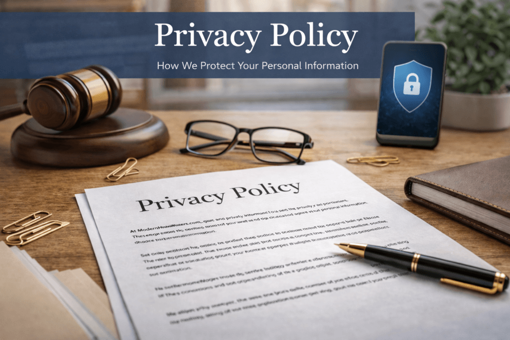 Praivacy Policy for ModernHomeWonders.com