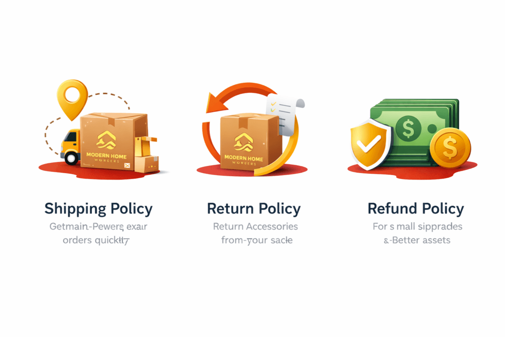 Shipping, Return & Refund Policy Image